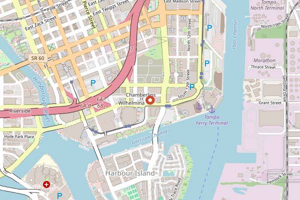 Map showing Boulon Brasserie Brunch in Tampa