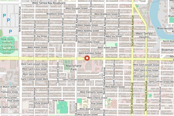 Map showing Cafe Don Jose in Tampa
