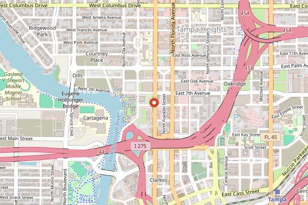 Map showing Ichicoro Ane in Tampa