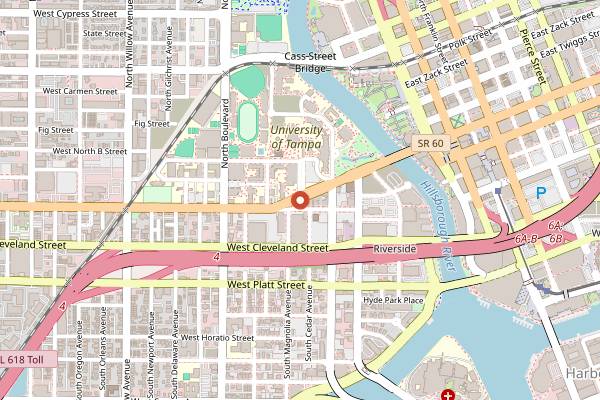Map showing Mise en Place in Tampa