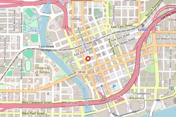 Map showing Bavaro's Pizza Napoletana Class in Tampa