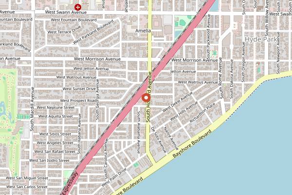 Map showing Elevage in Tampa