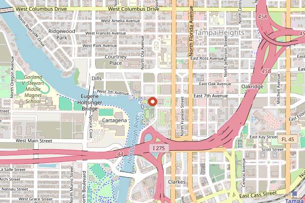 Map showing Ulele in Tampa