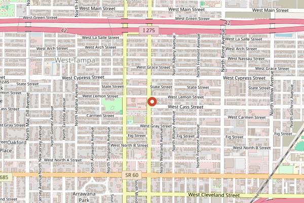 Map showing Psomi Greek Bakery in Tampa