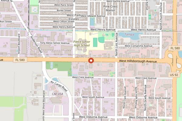 Map showing Fat Beet Farm Kitchen and Bakery in Tampa