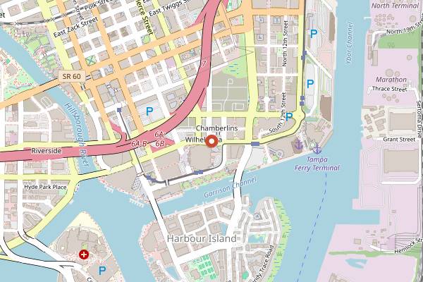 Map showing Lilac in Tampa