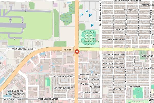 Map showing The Sommelier Hideaway in Tampa