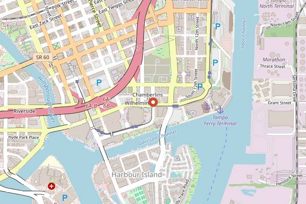 Map showing Wine on Water in Tampa