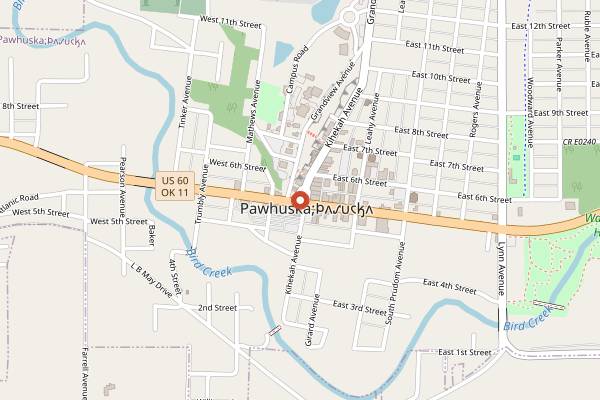 Map showing The Pioneer Woman Mercantile in Tulsa