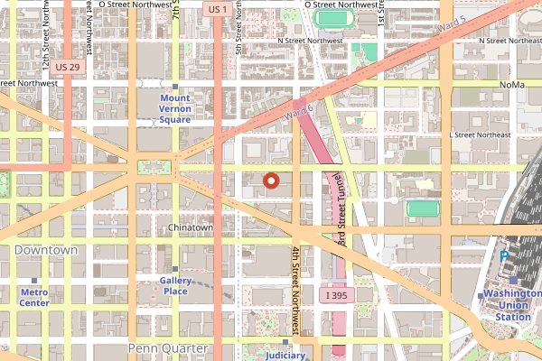 Map showing A Baked Joint in Washington DC