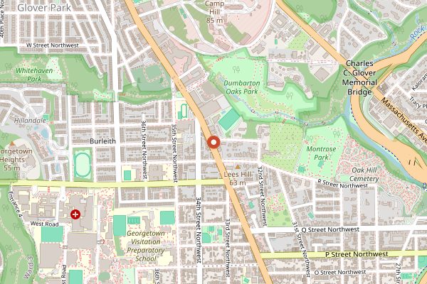 Map showing Fresh Baguette in Washington DC
