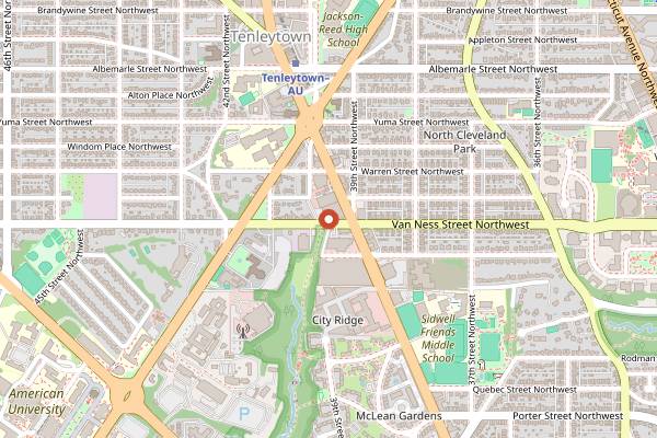 Map showing SakuSaku Flakerie in Washington DC