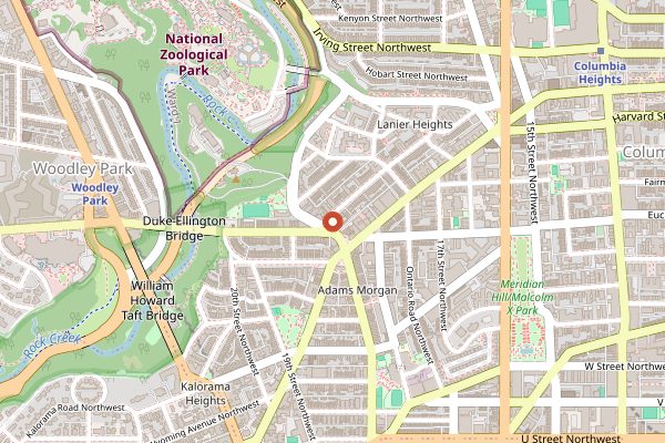 Map showing Tail Up Goat (Sunday brunch) in Washington DC