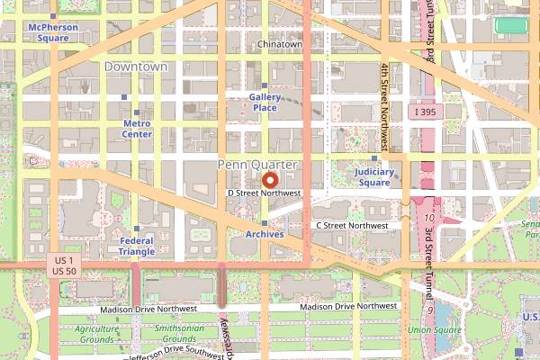 Map showing Bindaas Bowls and Rolls in Washington DC