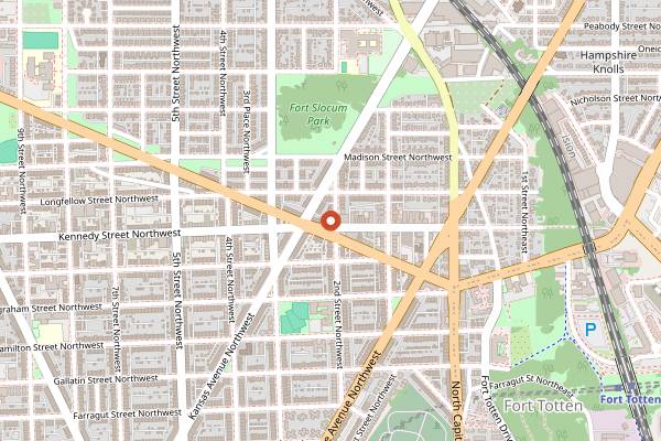 Map showing Idido's Coffee & Social House in Washington DC