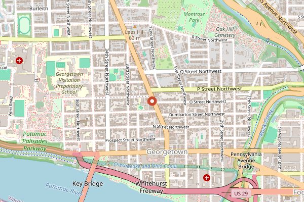 Map showing Stir Cooking School in Washington DC