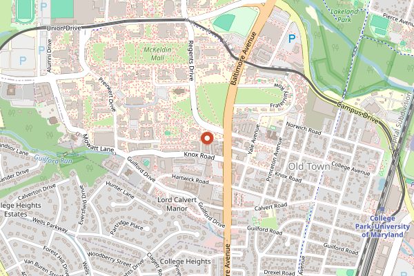 Map showing Pita Plus Rockville in Washington DC
