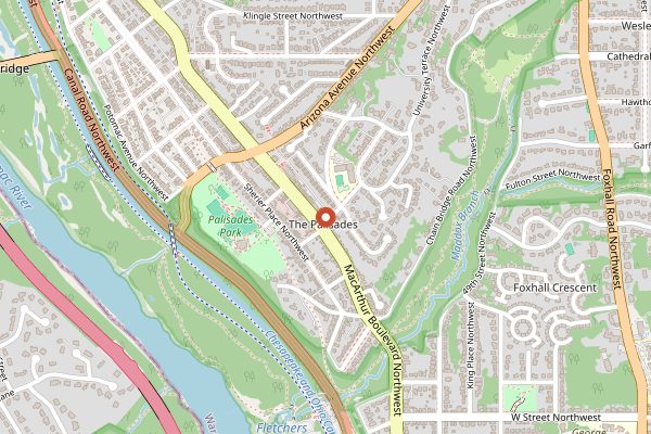 Map showing Rise Bakery in Washington DC