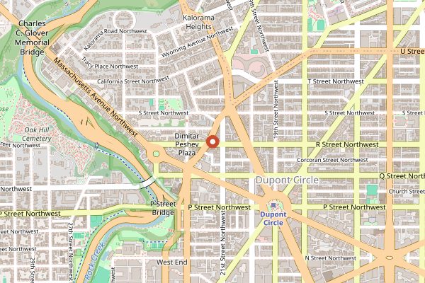 Map showing Annabelle in Washington DC