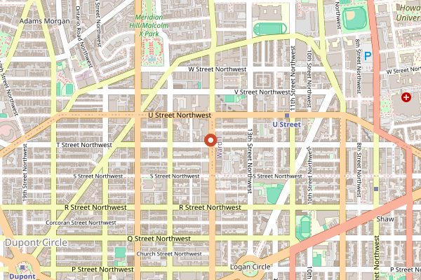 Map showing Jont in Washington DC