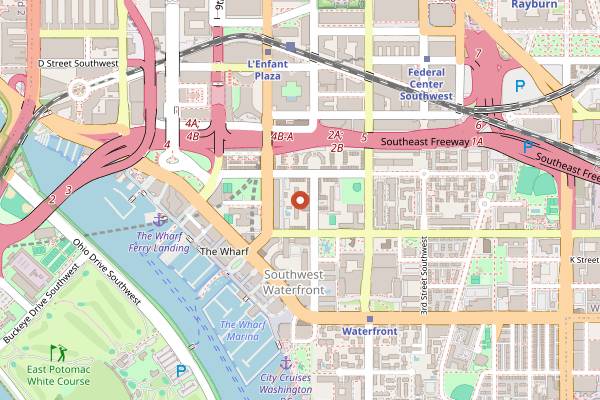 Map showing 12 Stories in Washington DC