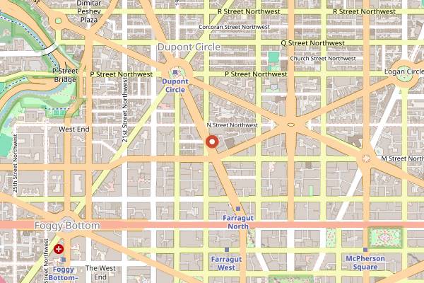 Map showing Decades in Washington DC