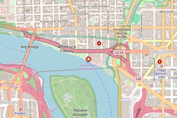 Map showing Fiola Mare in Washington DC