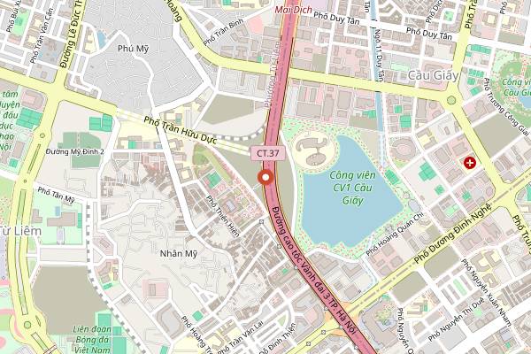 Map showing Heart of Darkness Hanoi in Hanoi
