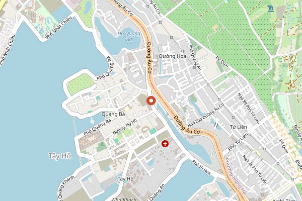Map showing Saint Honoré Brunch in Hanoi