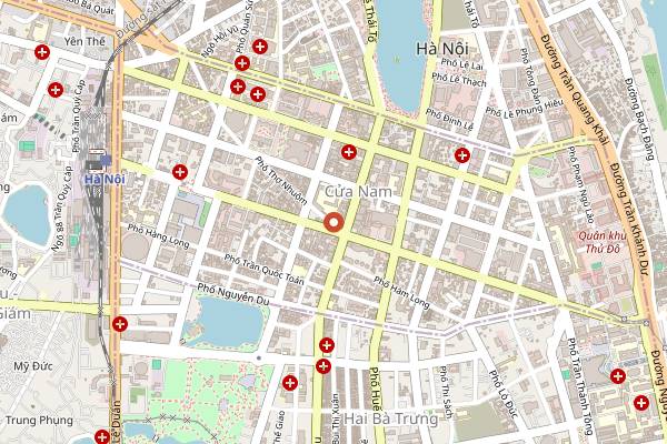 Map showing Maison Marou Hanoi in Hanoi
