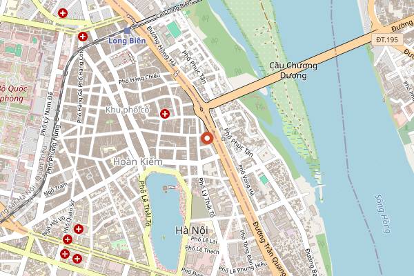 Map showing Highway 4 Cooking Class in Hanoi