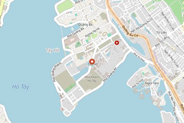 Map showing Kiez Vegan Butcher Cafe in Hanoi