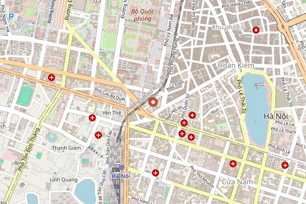Map showing Nê Cocktail Bar in Hanoi