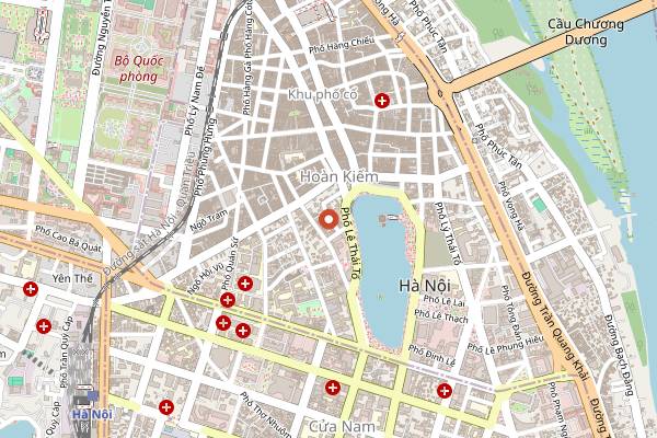 Map showing Polite & Co in Hanoi