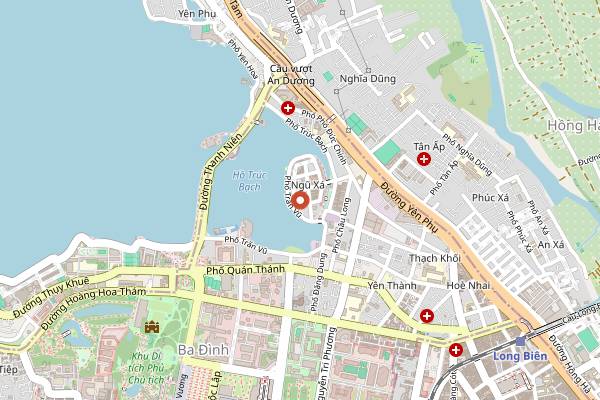 Map showing Mậu Dịch Số 37 in Hanoi