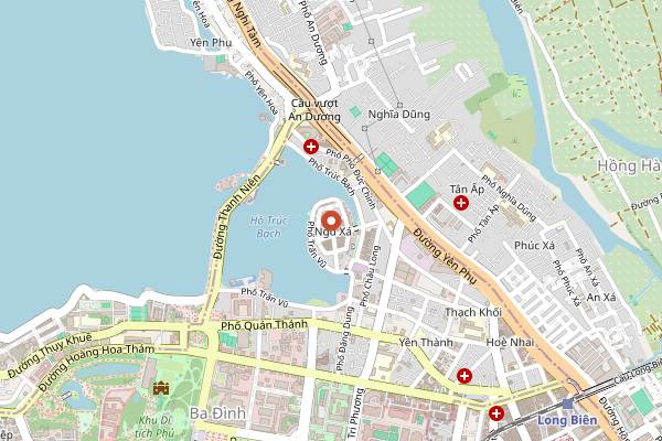 Map showing Phở Cuốn Chính Thắng in Hanoi