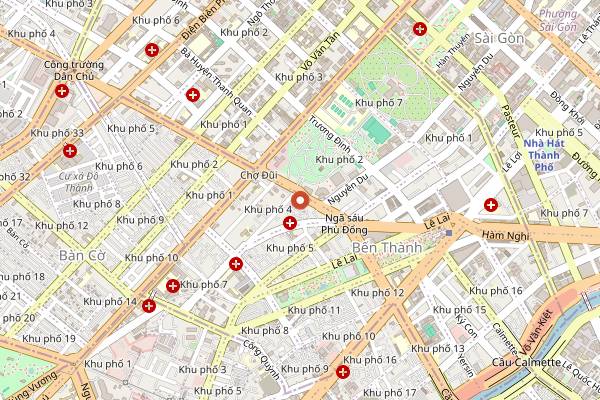 Map showing The Observatory in Ho Chi Minh City