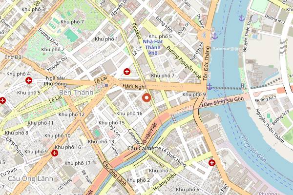 Map showing Chi Thong in Ho Chi Minh City
