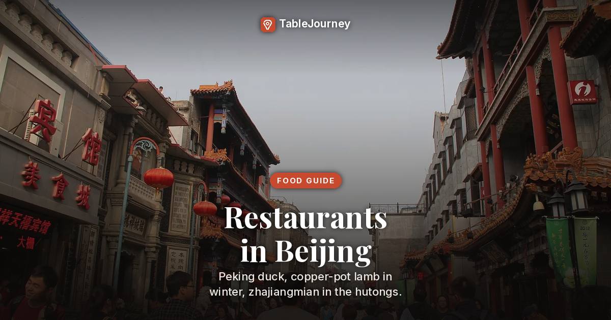 Quanjude (Qianmen), Northern Chinese in Beijing