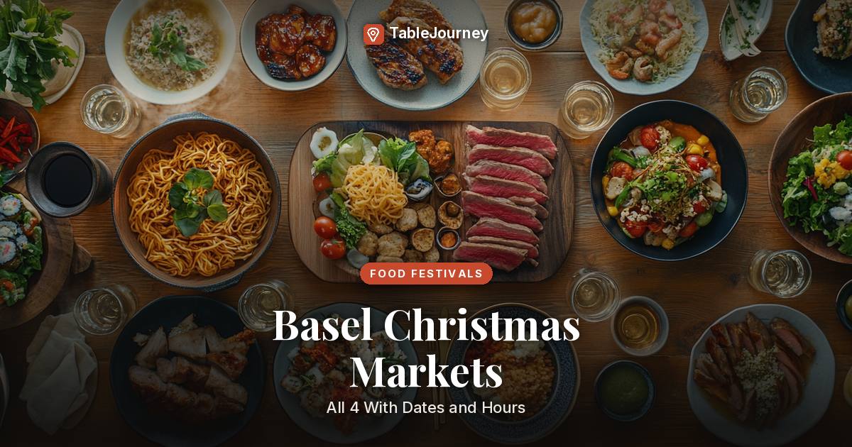 Basel Christmas Markets 2026: All 4 With Dates and Hours