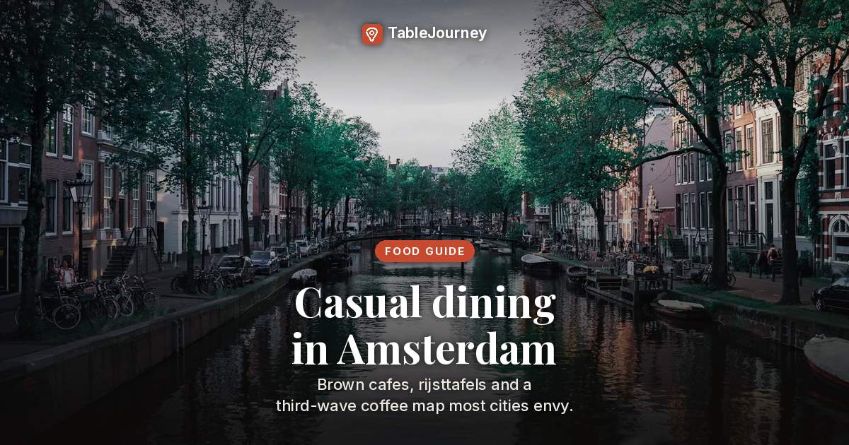 Bar Baarsch, Casual Dining in Amsterdam