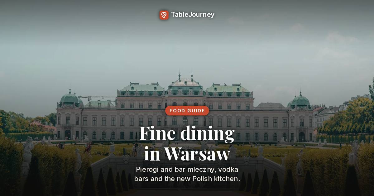 Nuta, Fine Dining in Warsaw