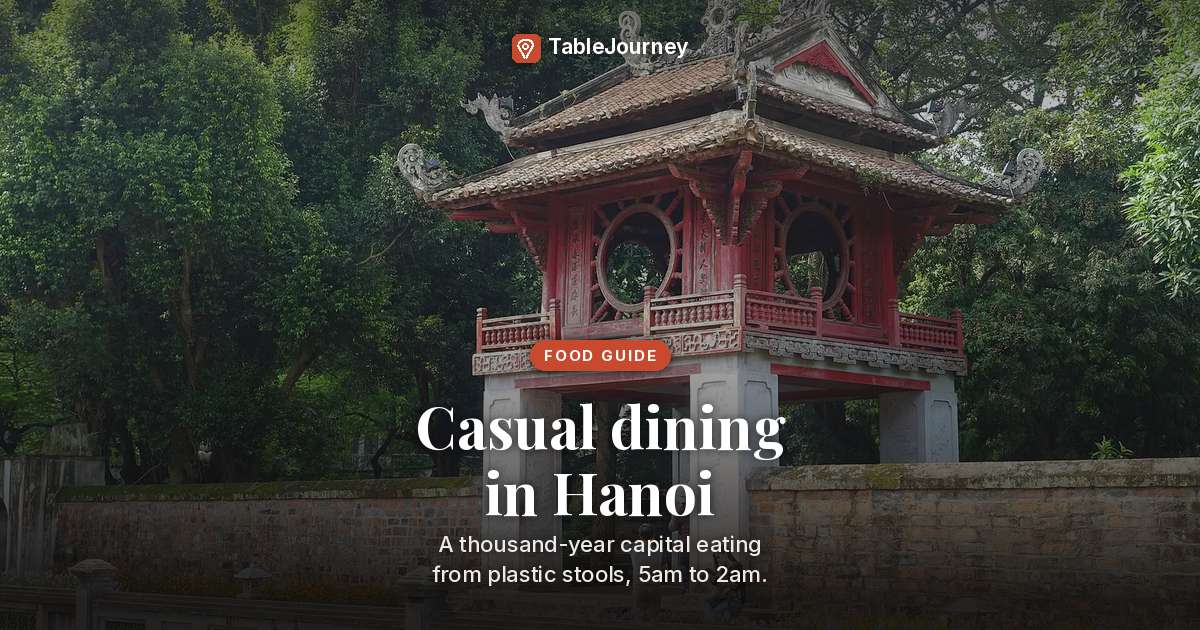Casual Restaurants in Hanoi: Where Locals Eat 2026